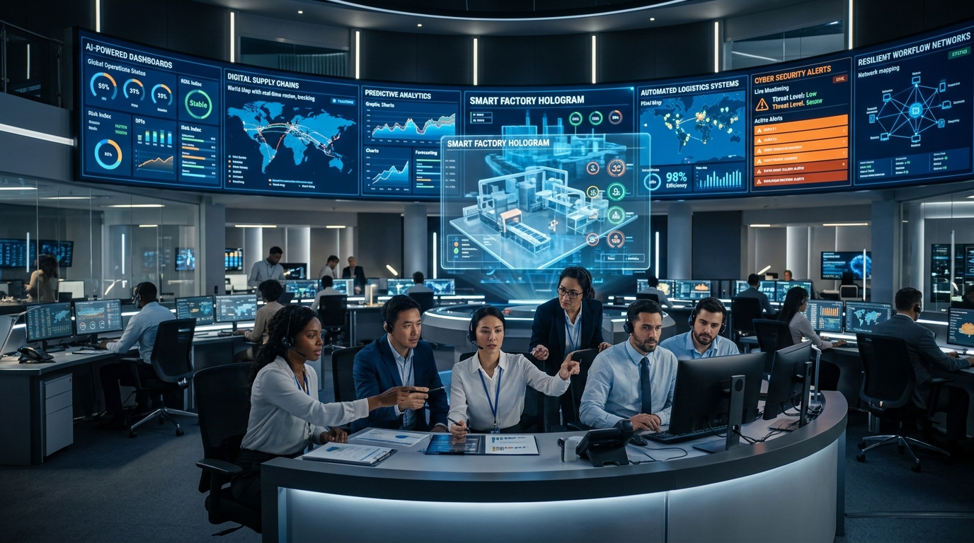 Operational excellence shifting from efficiency to resilience with AI-powered business operations and smart process management1