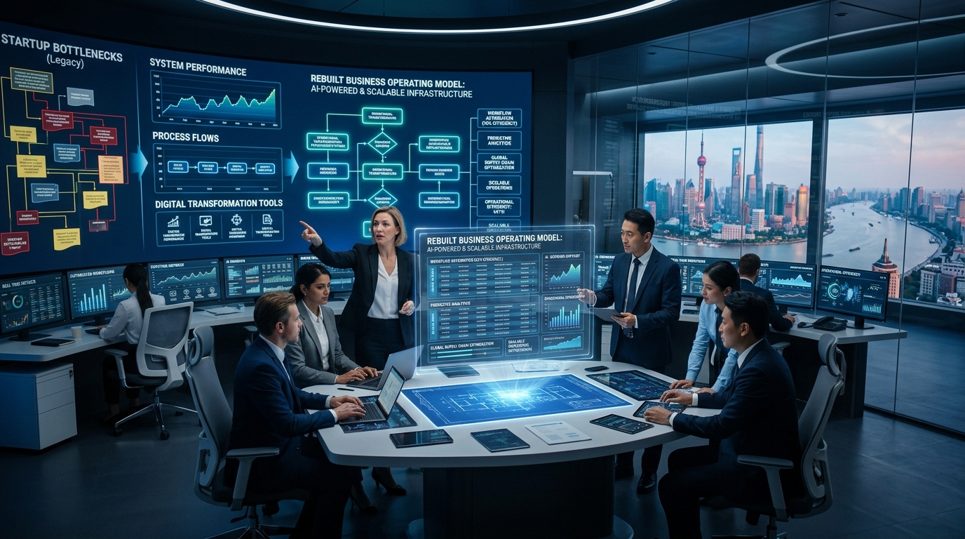 Modern founders rebuilding business operating models using AI dashboards, workflow automation, and scalable systems to transform organizational chaos into operational control in 20261 Modern founders rebuilding business operating models using AI dashboards, workflow automation, and scalable systems to transform organizational chaos into operational control in 20261