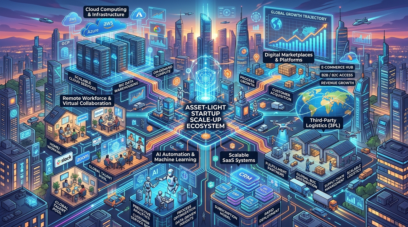 Founders adopting asset-light scale-up strategies in 2026