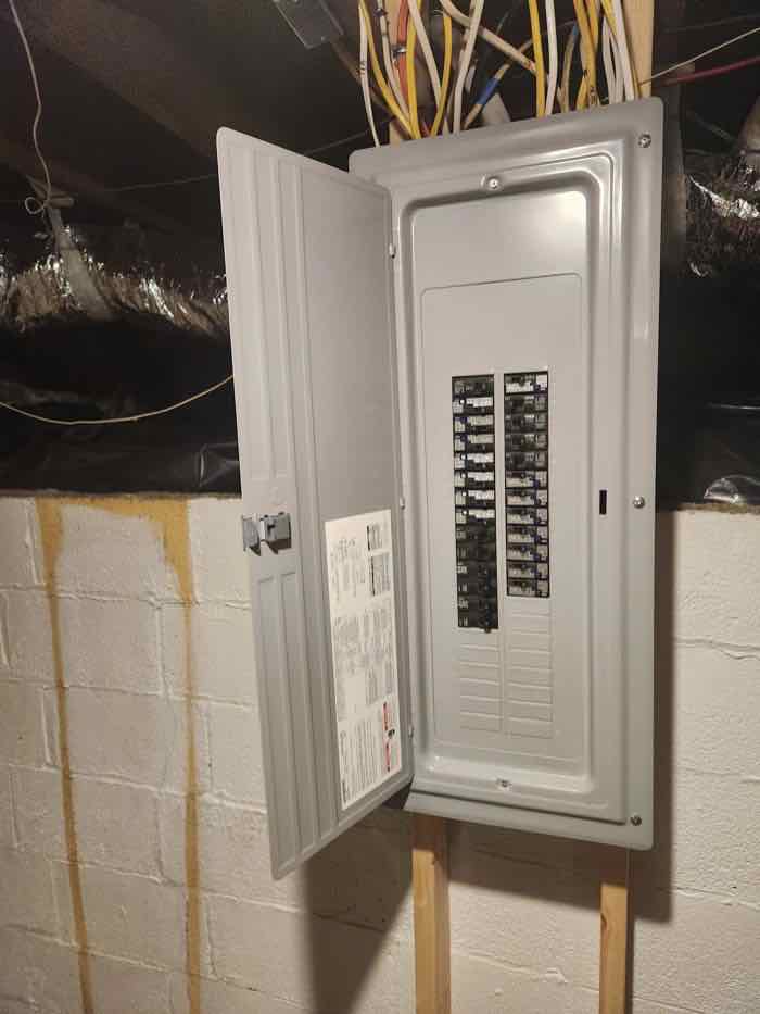 New electrical panel upgrade installed by Three Or Free Electric in Hendersonville, TN