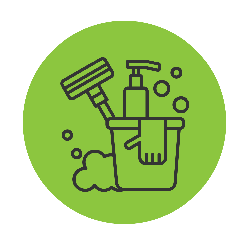 Icon representing a custom cleaning plan