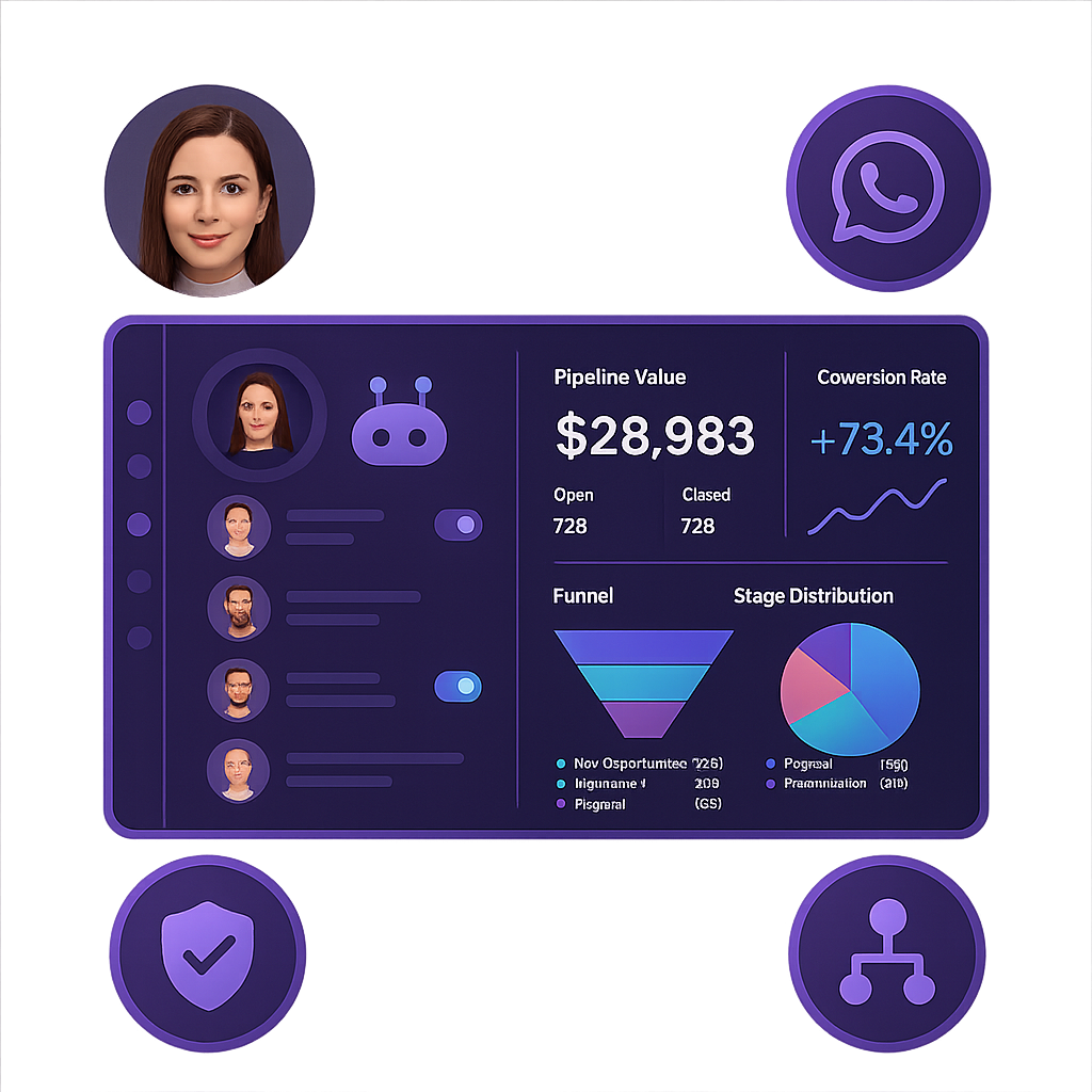 AI WhatsApp chatbot in South Africa processing payments and boosting business sales WhatsApp business chatbot automation flow showing lead capture and instant customer replies