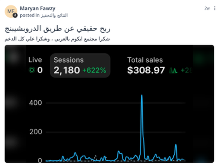 منشور ماريان ف. الأصلي في مجتمع إيكوم بالعربي