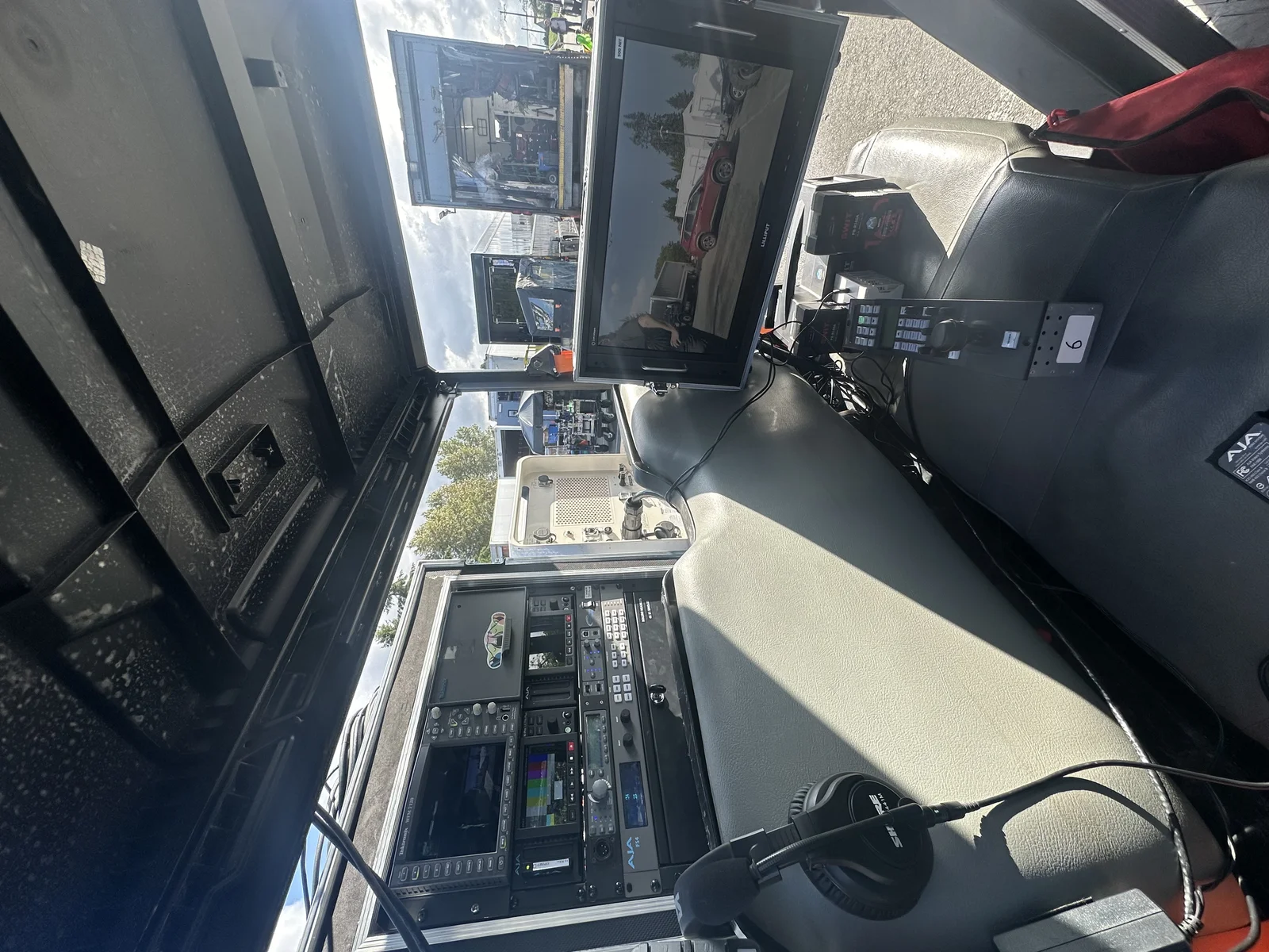 Mobile broadcast cart powered by portable battery system