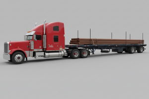Tráiler de Plataforma 53 pies