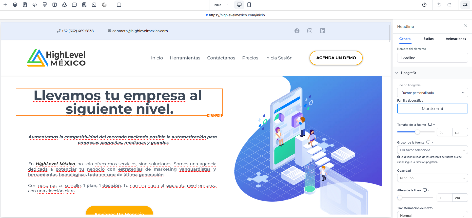 Vista de HighLevel México 5