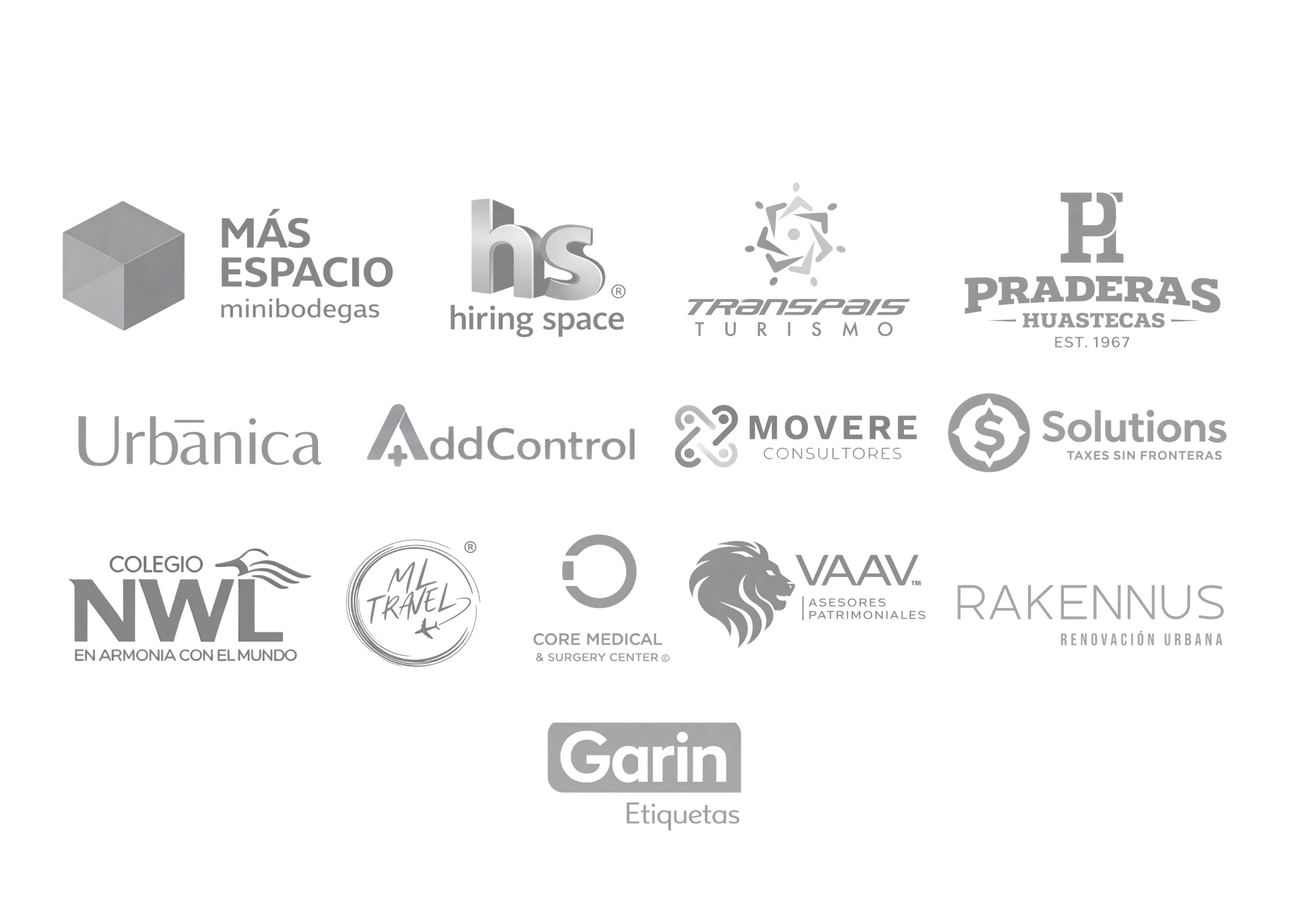 Logos de clientes activos de HighLevel México