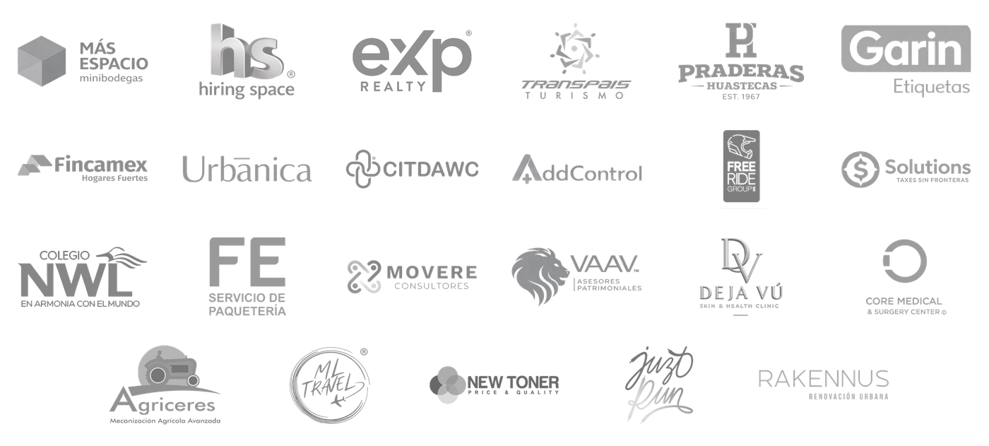 Logotipos de clientes de HighLevel México