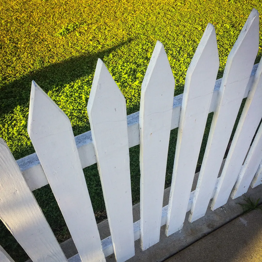 Wooden Fence Across Coastal Texas