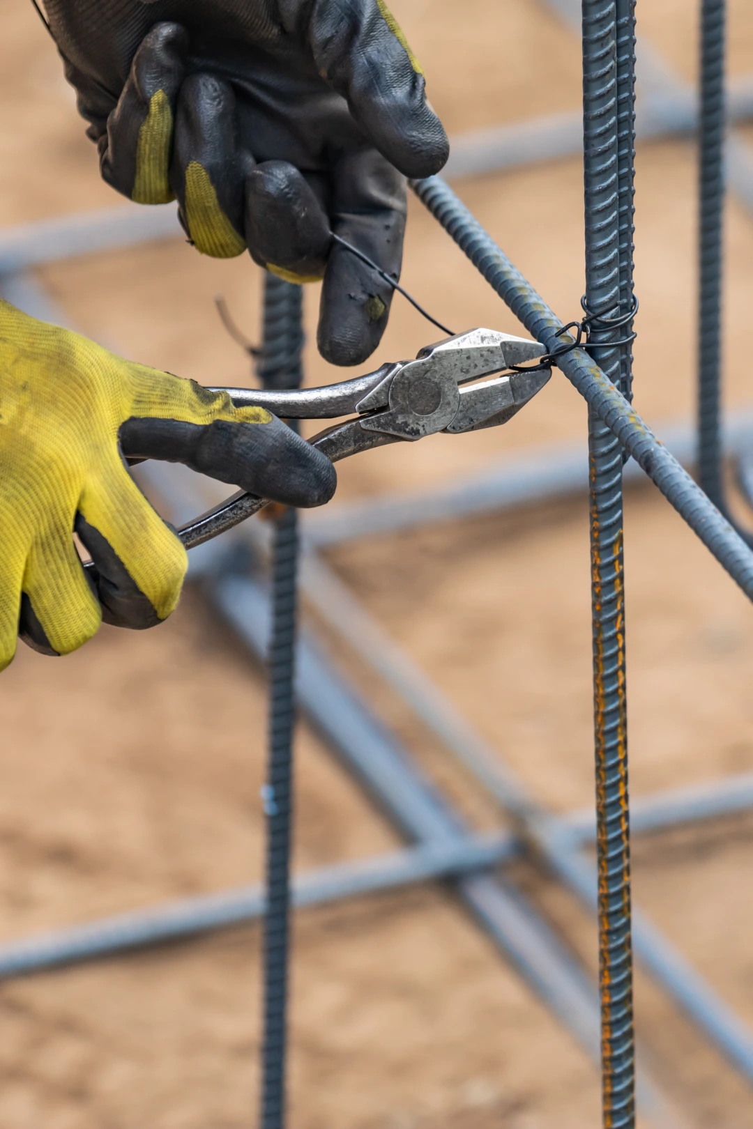 steel rebar framing for Deck Building in La Marque