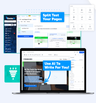 ZenOS funnel and landing page builder