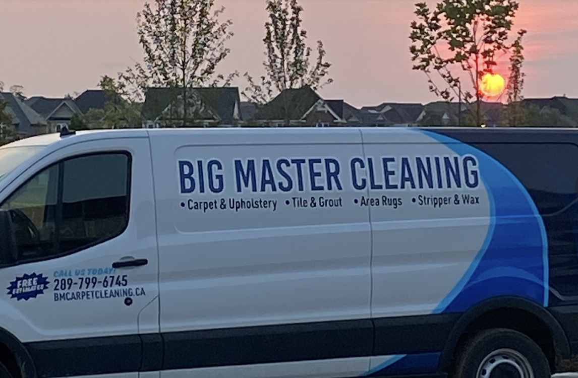 Big Master Cleaning service truck in Hamilton, Ontario