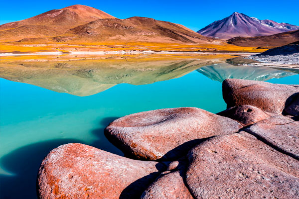 Piedras Rojas y Salar de Chaxa