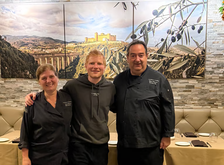 Ed Sheeran Makes a Smithtown Dinner Stop Ahead of Two MetLife Stadium Shows