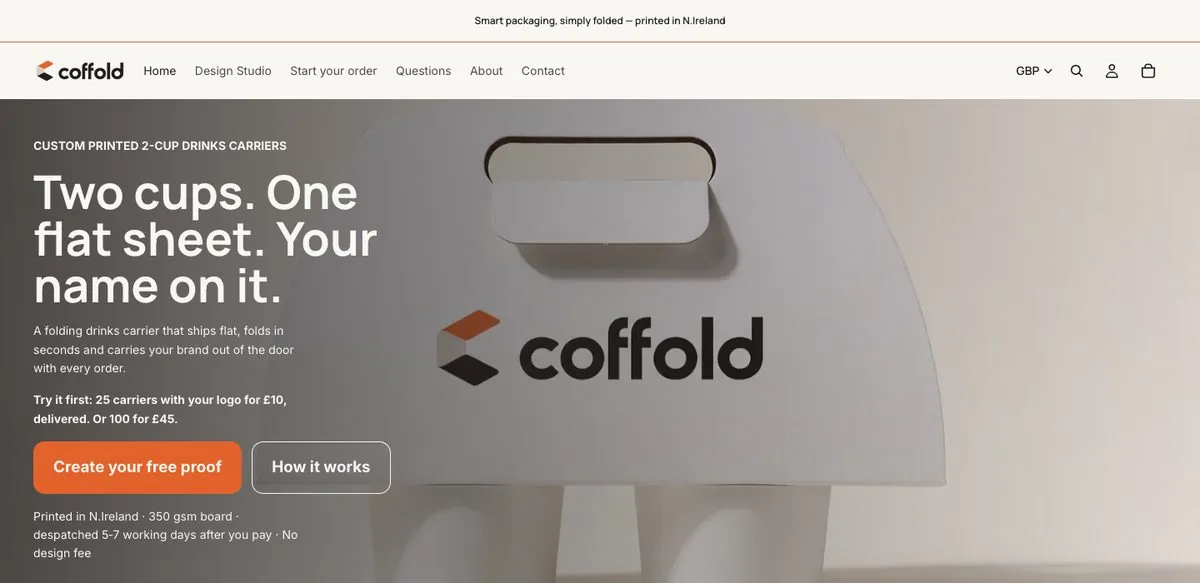 Coffold store and design studio