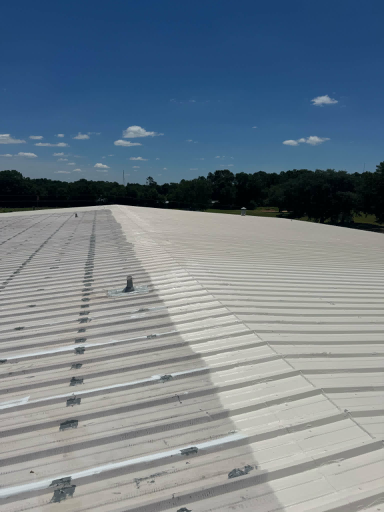 Roof coating project