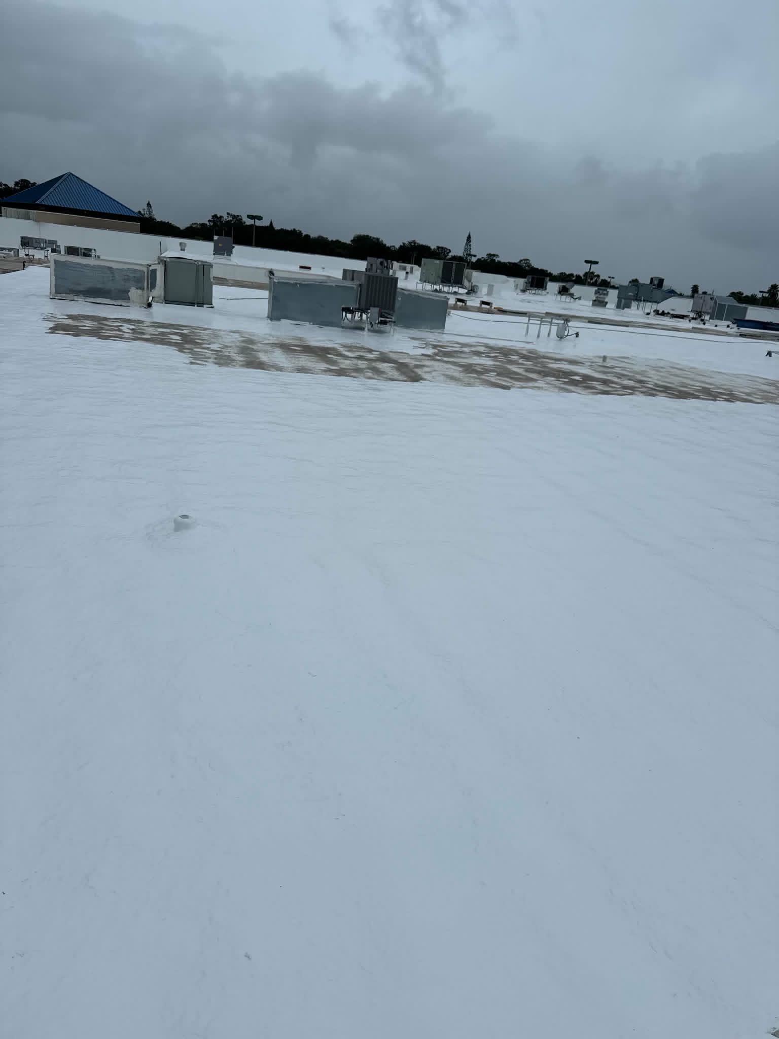 Roof coating project