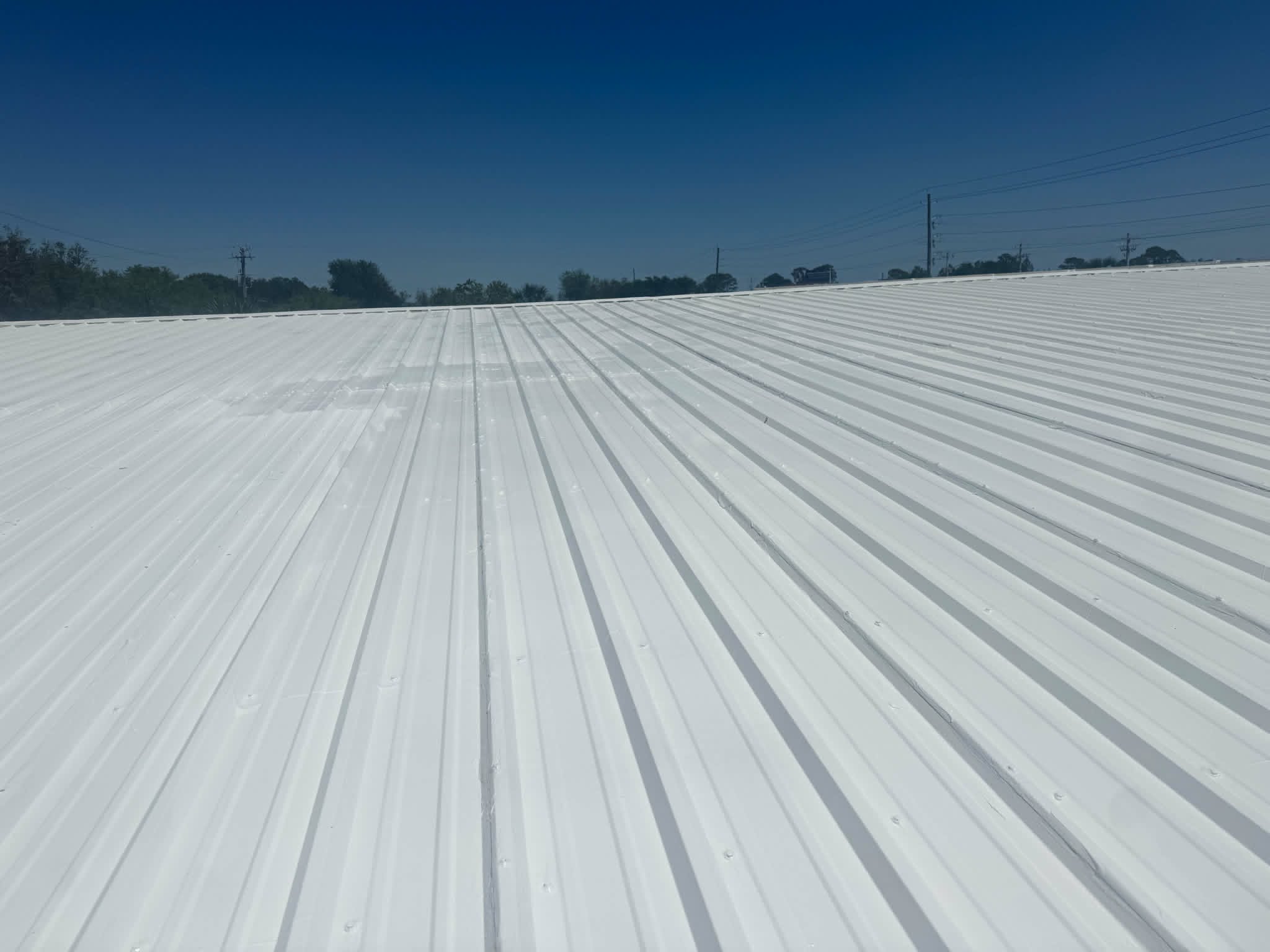 Roof coating project