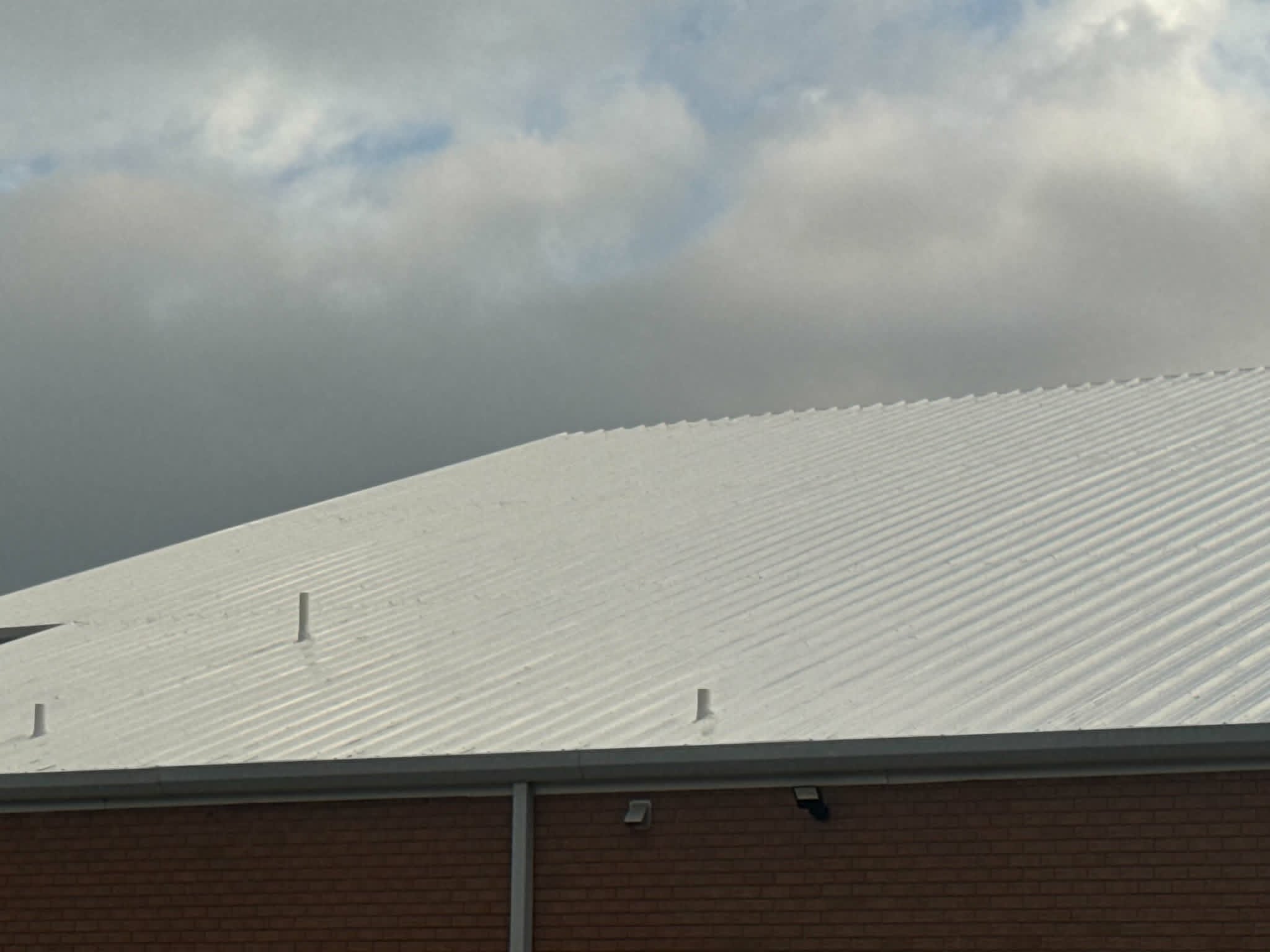 Roof coating project