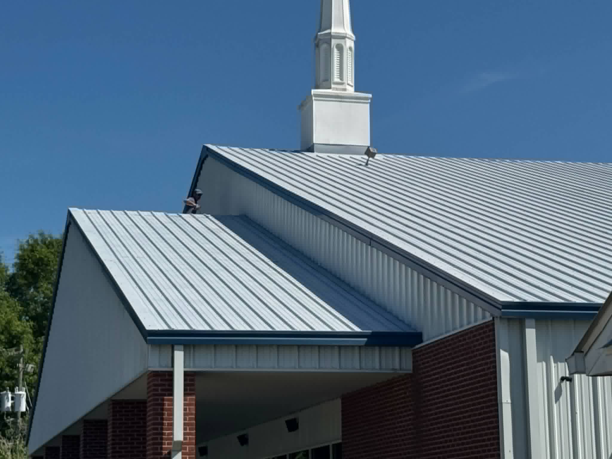 Roof coating project