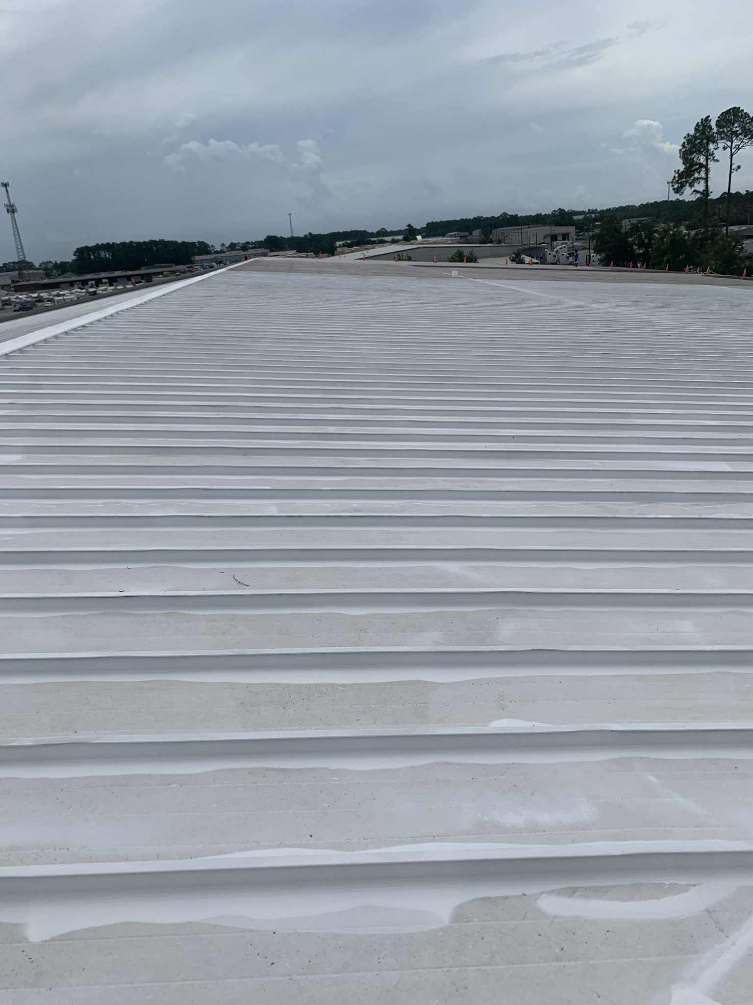 Roof coating project