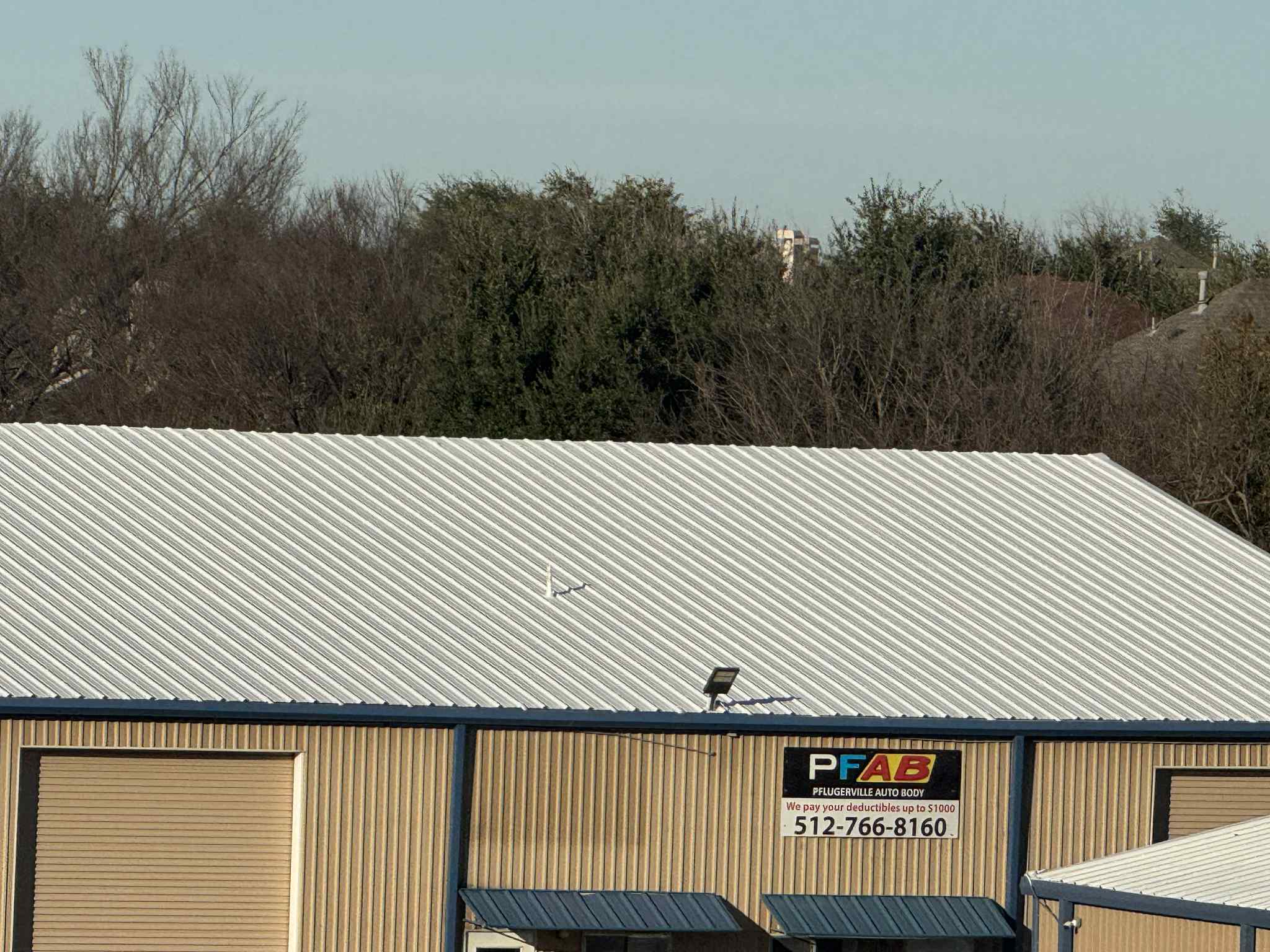 Roof coating project