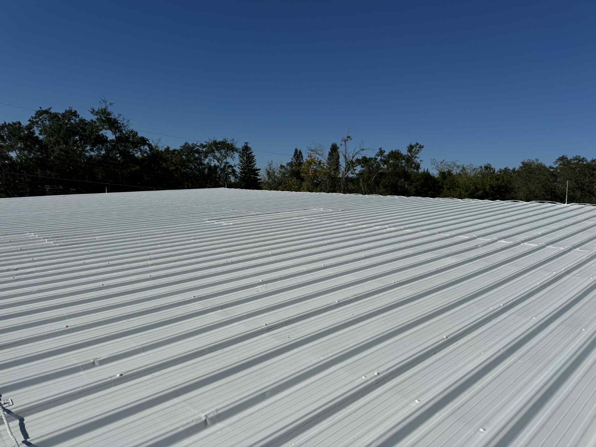 Roof coating project