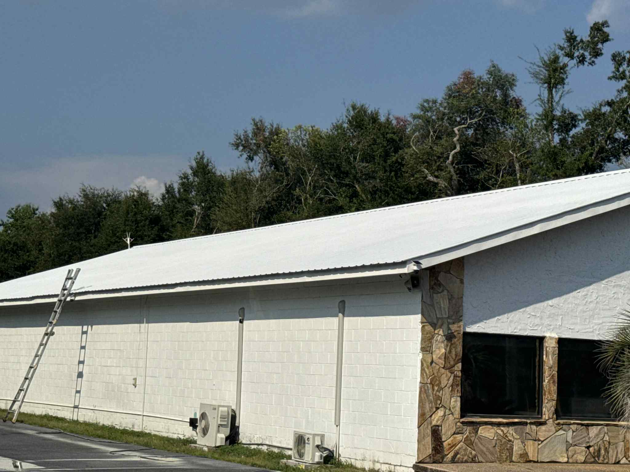 Roof coating project