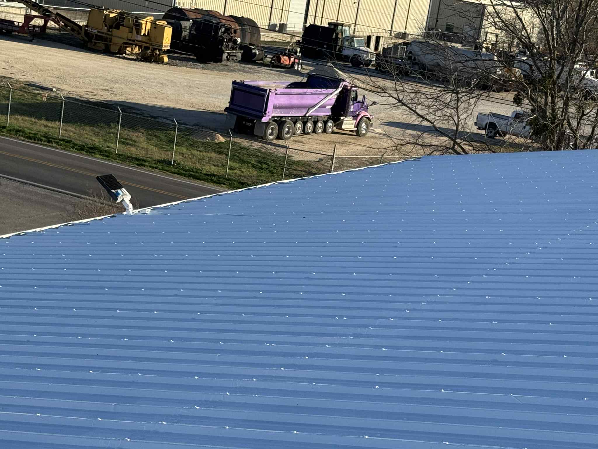Roof coating project