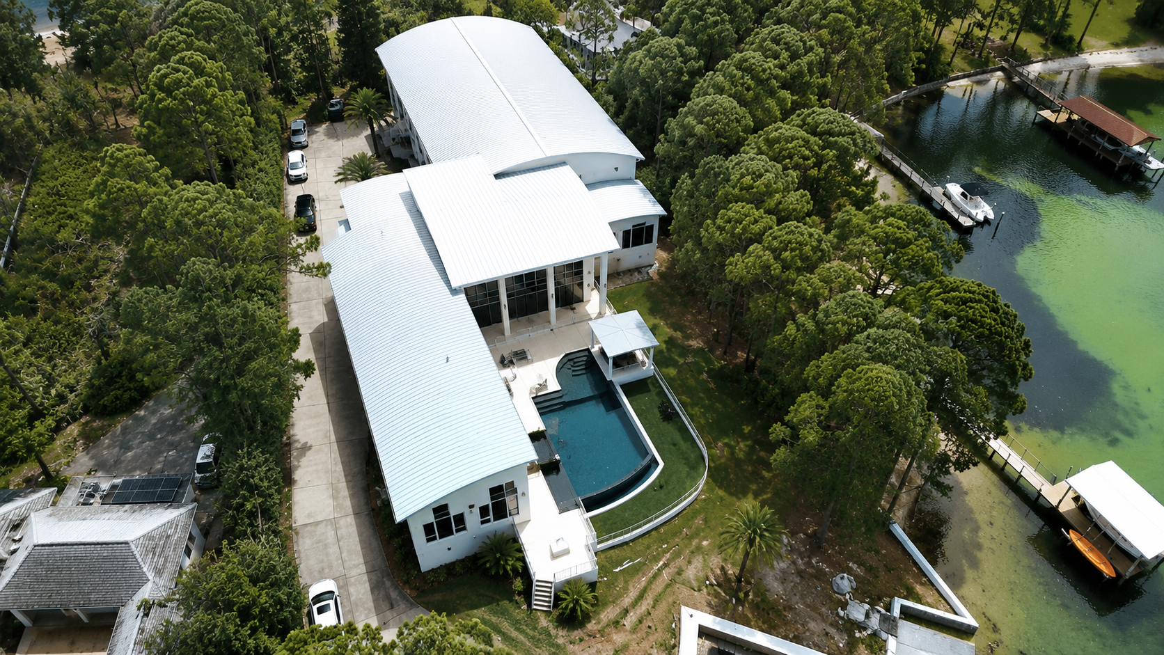 Roof coating project