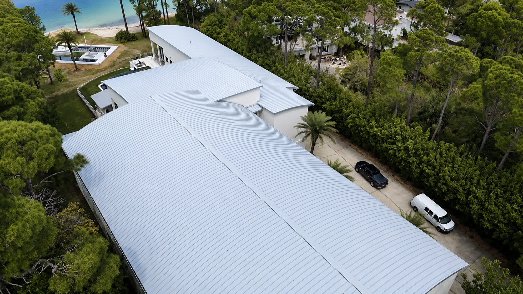 Roof coating project