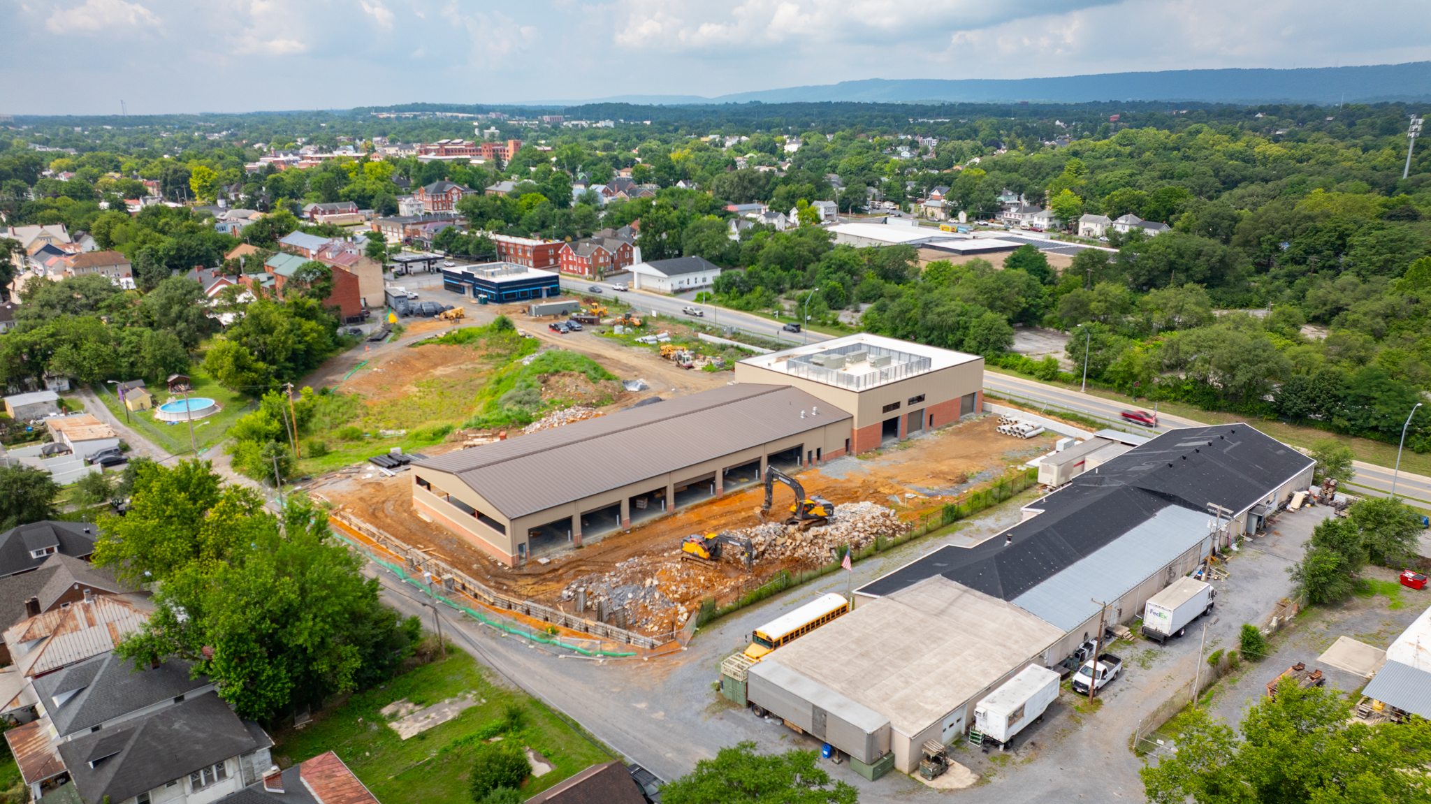 EPTA Multimodal Transit Center construction progress photograph 1
