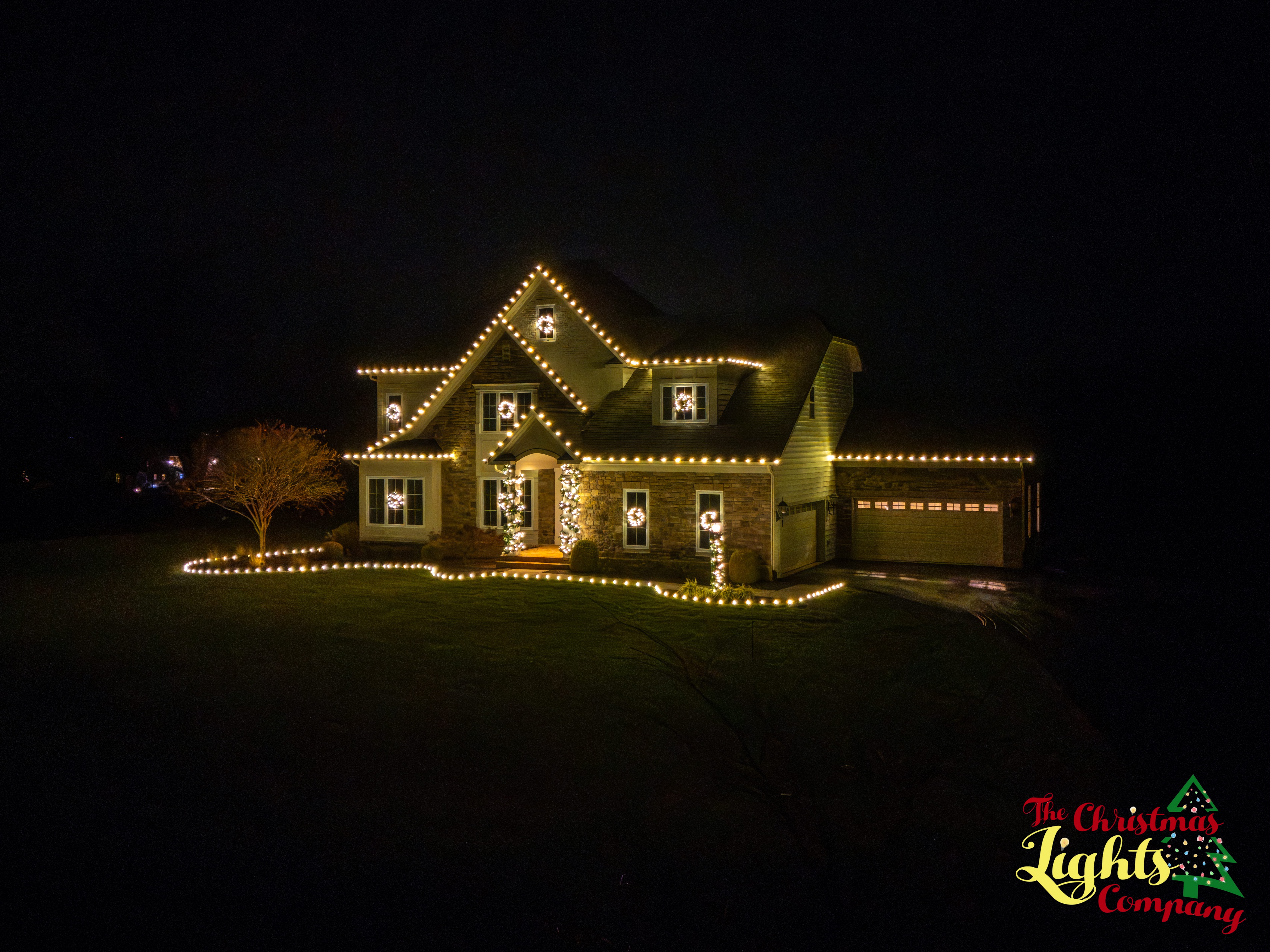 Christmas lighting project photography 1