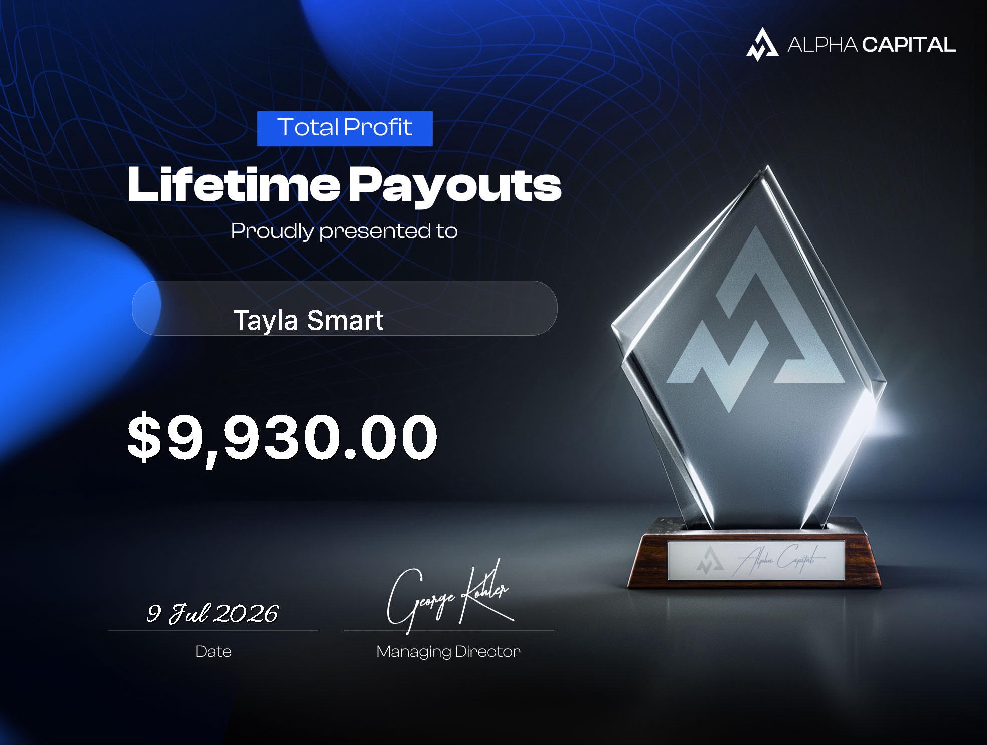 T28 Academy verified trading result 1