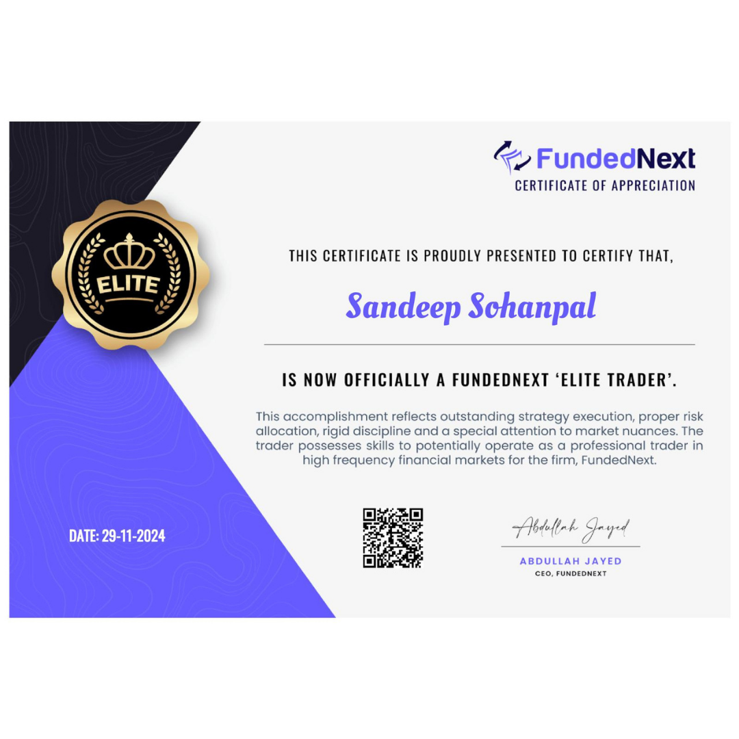 Verified trading result 5