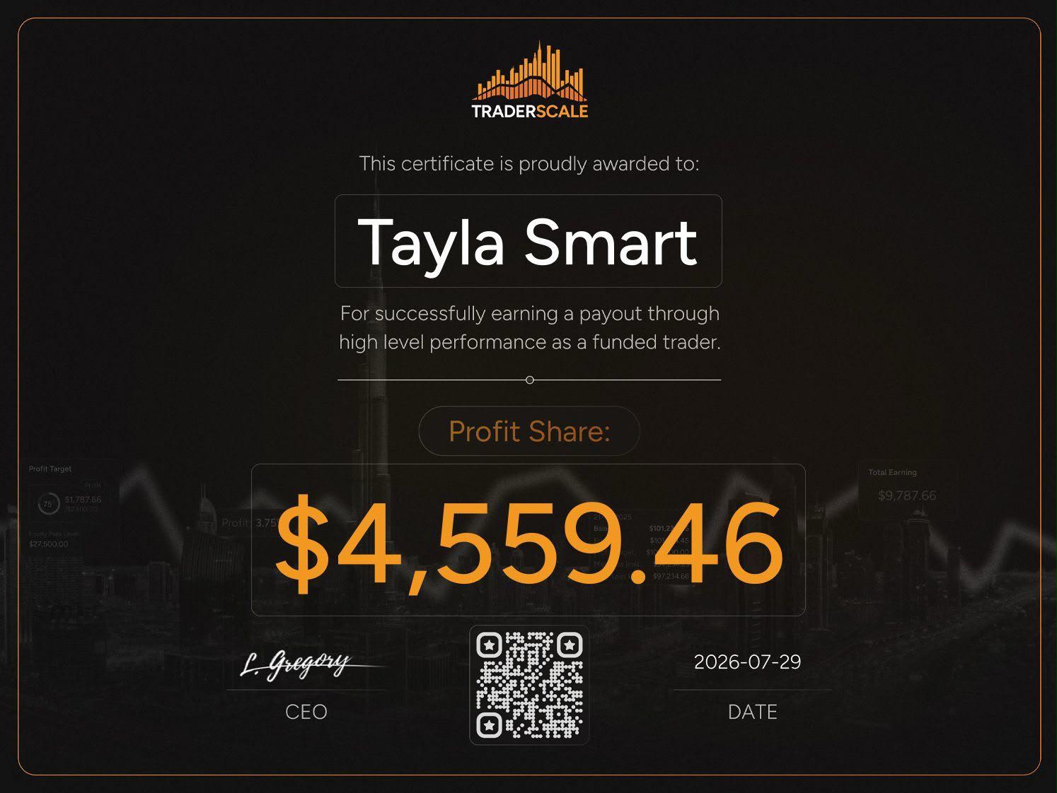 T28 Academy verified trading result 5
