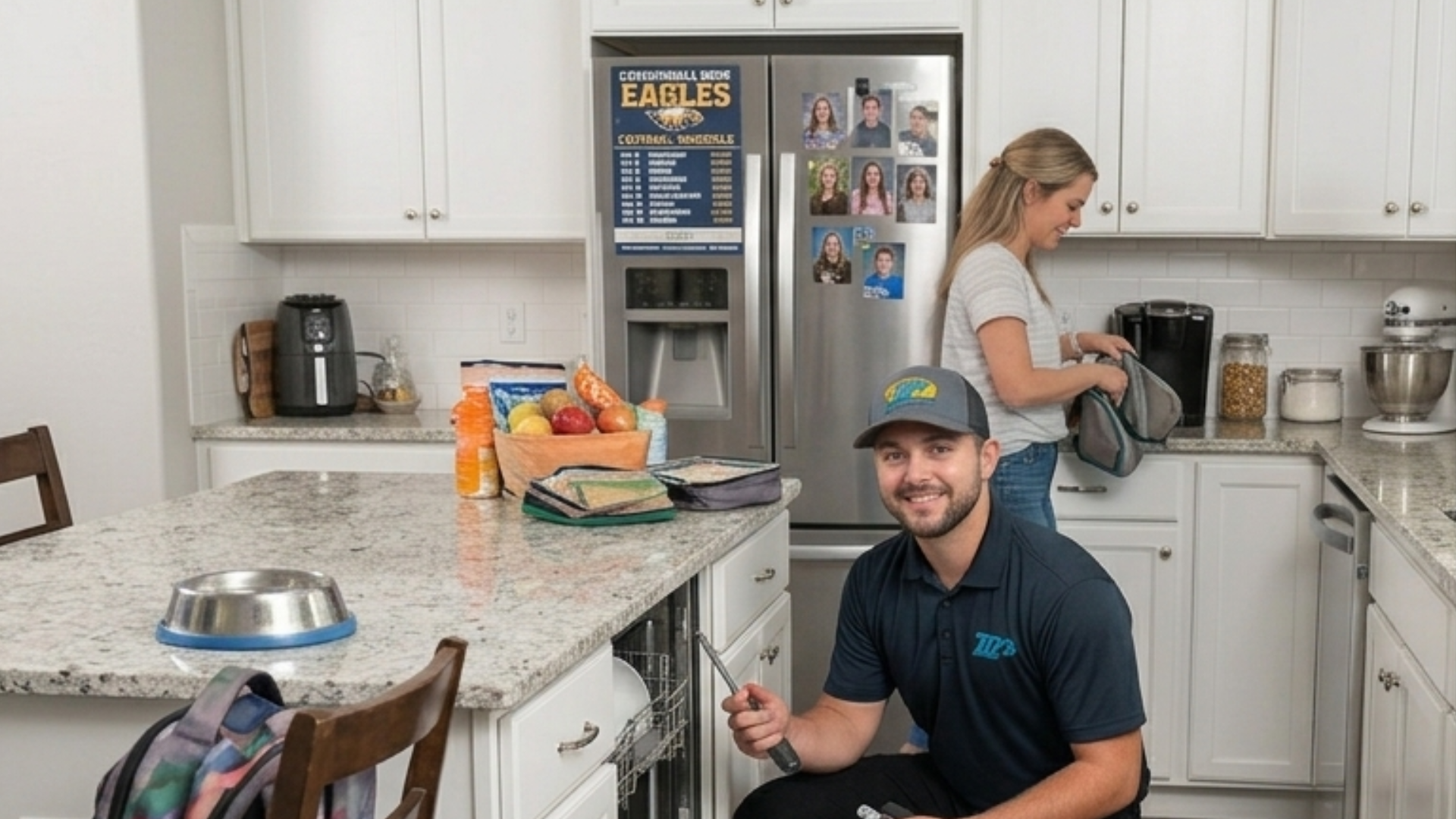 Create an image of Fast Dishwasher Repair for Busy Centennial High Families and use our Technician Create an image of Fast Dishwasher Repair for Busy Centennial High Families and use our Technician