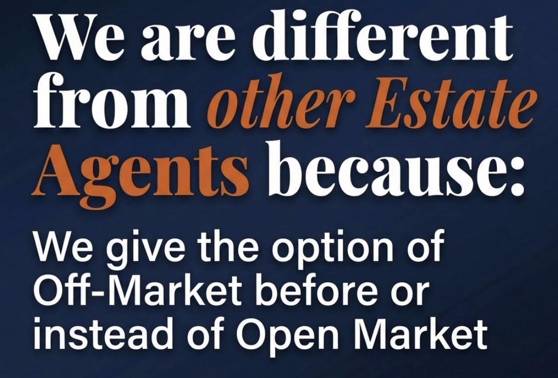 Estate Agency, Off Market property, a different approach