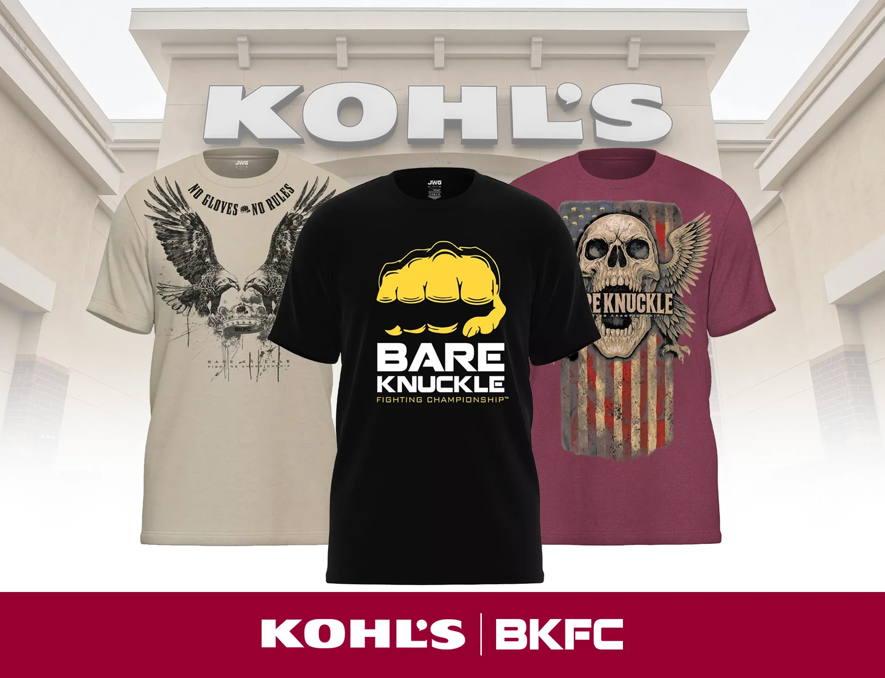 BKFC merchandise available at Kohl's