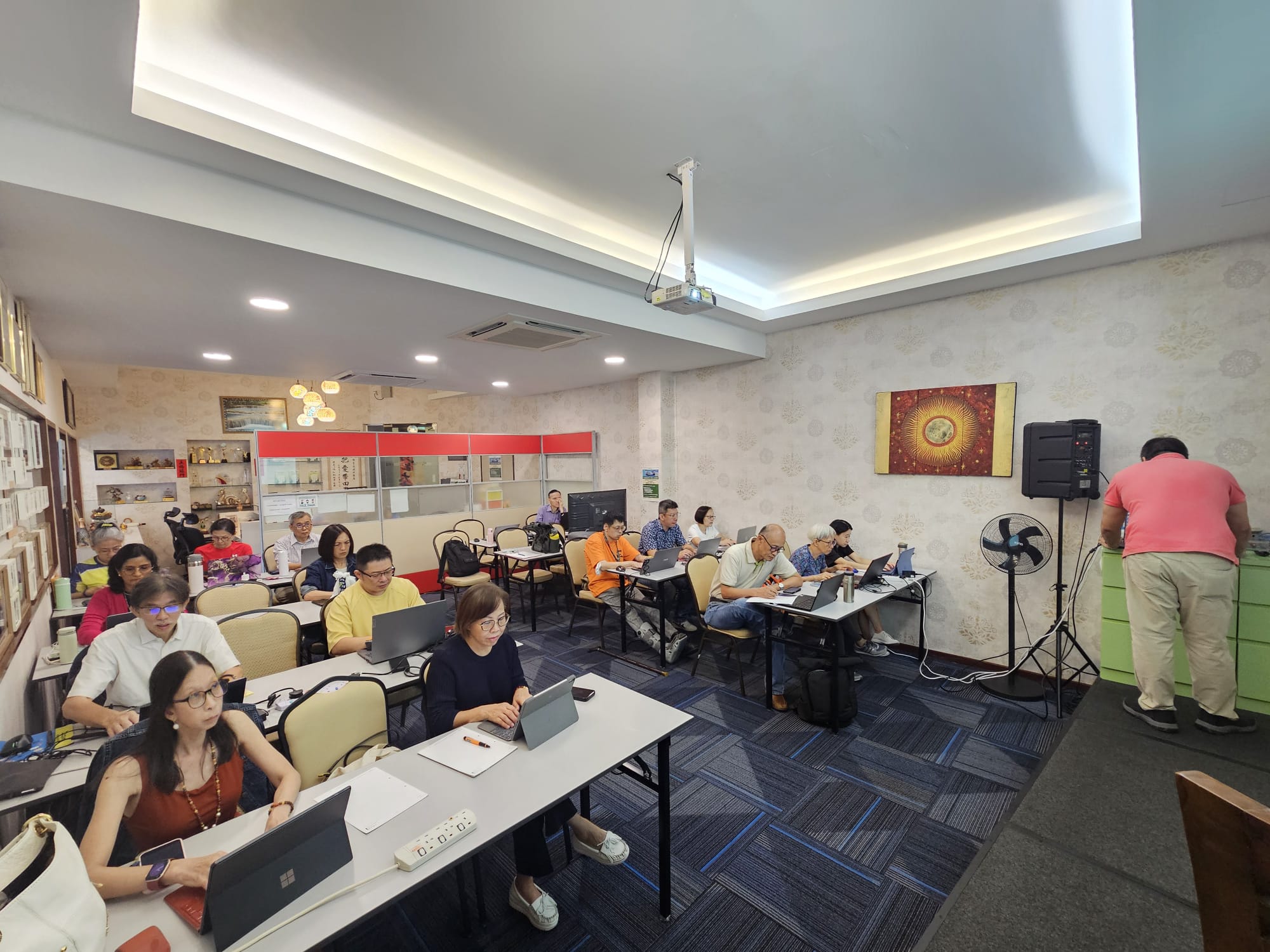A small-group learning session at UCMHP Academy