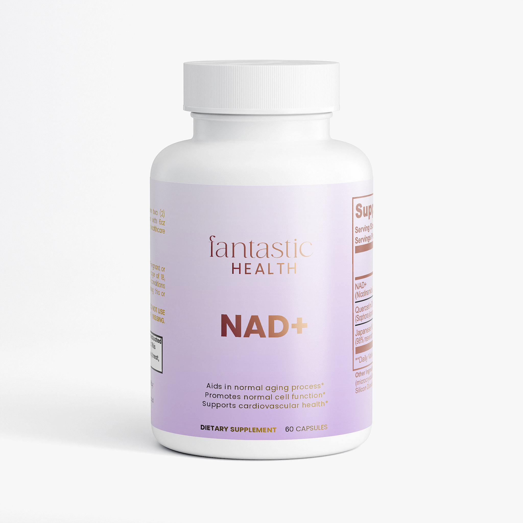 Supplement brand design example