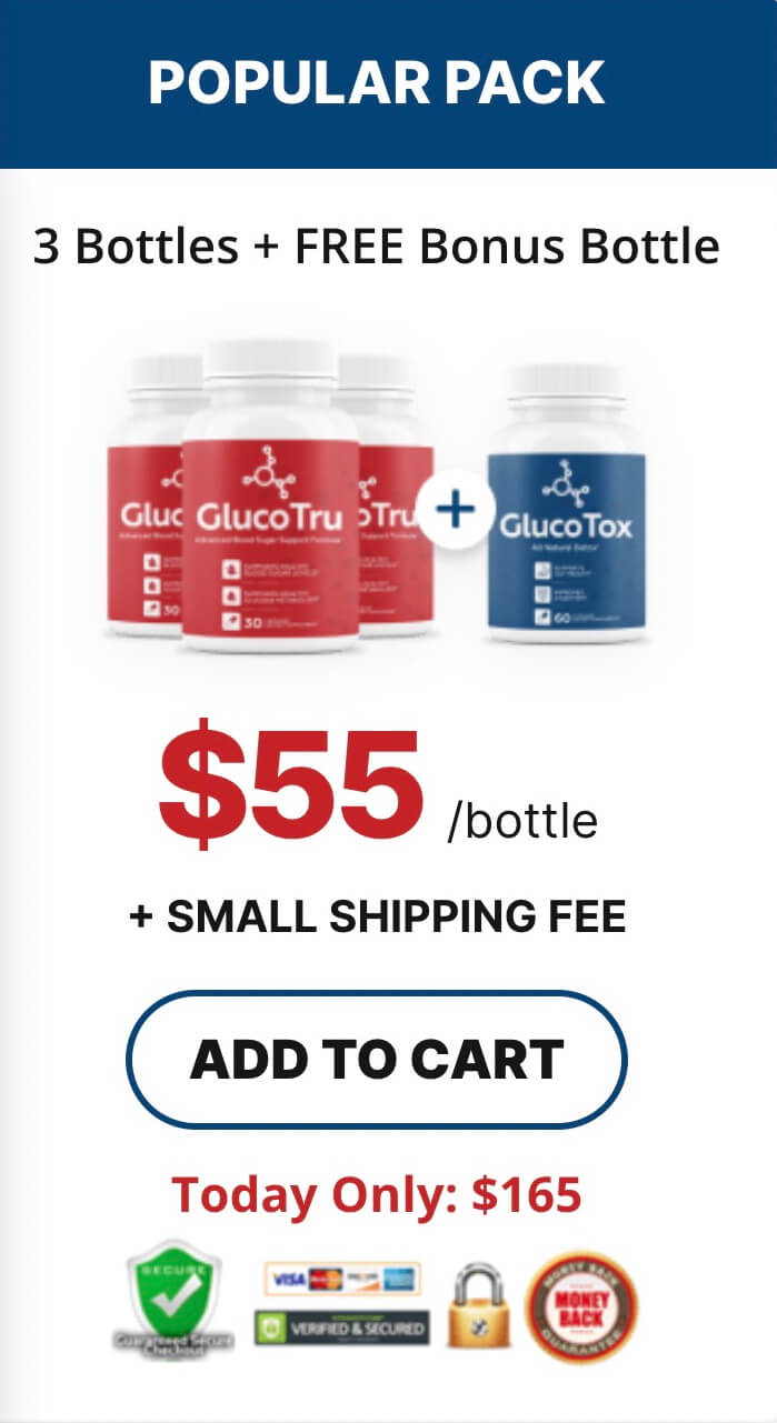 glucotru 3 bottles