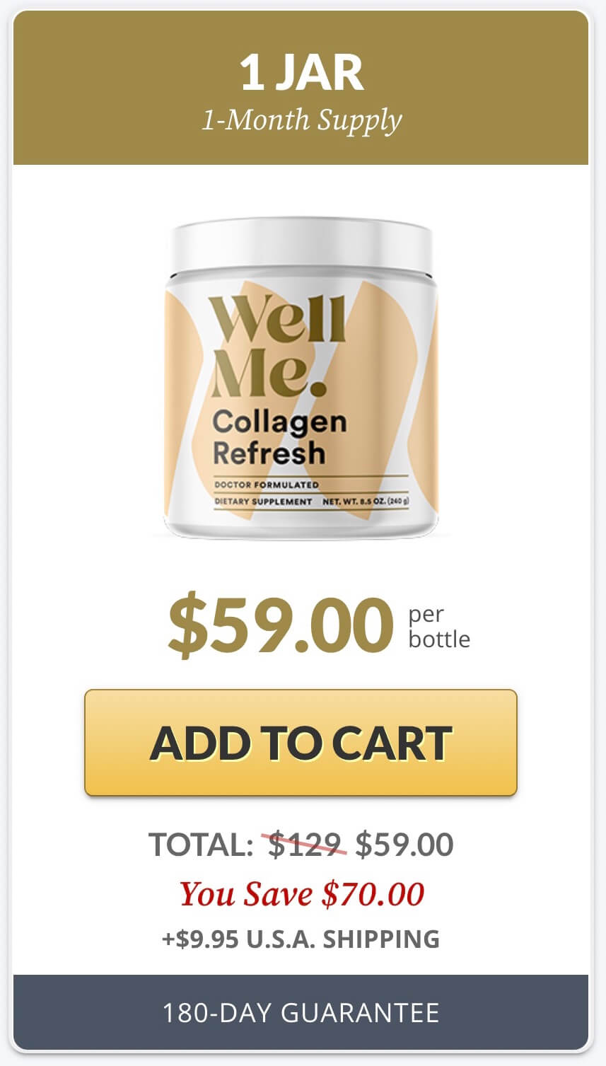 collagen refresh 1 jar