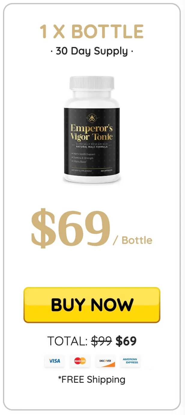 emperor vigor tonic 3 day supply