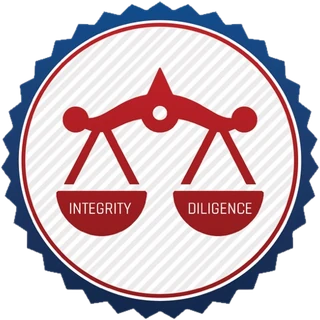 A Twenty-First Century Matthew seal: a balance scale with Integrity and Diligence