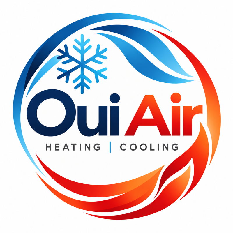 Oui Air Heating & Cooling Logo