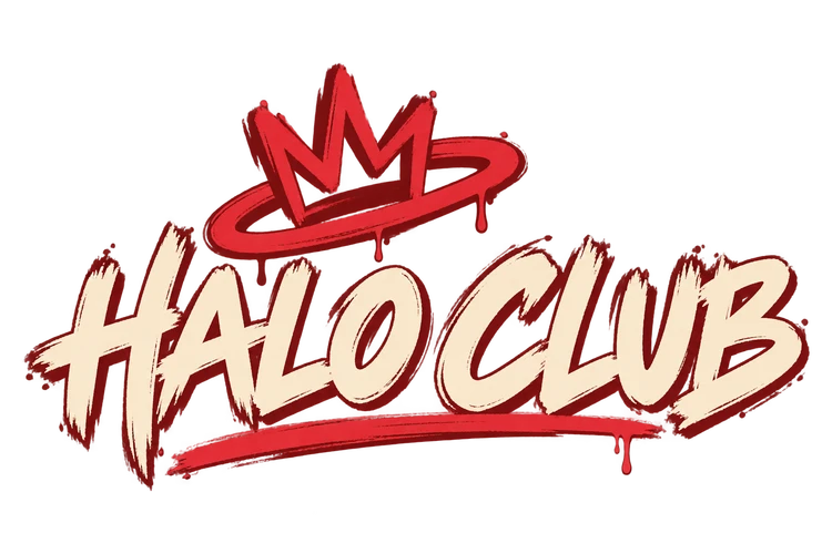 Halo Club, a crown and halo collaboration mark