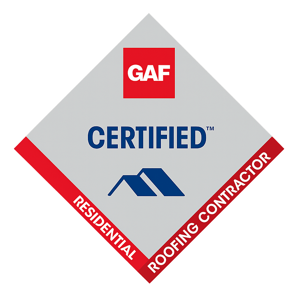 GAF Certified contractor badge