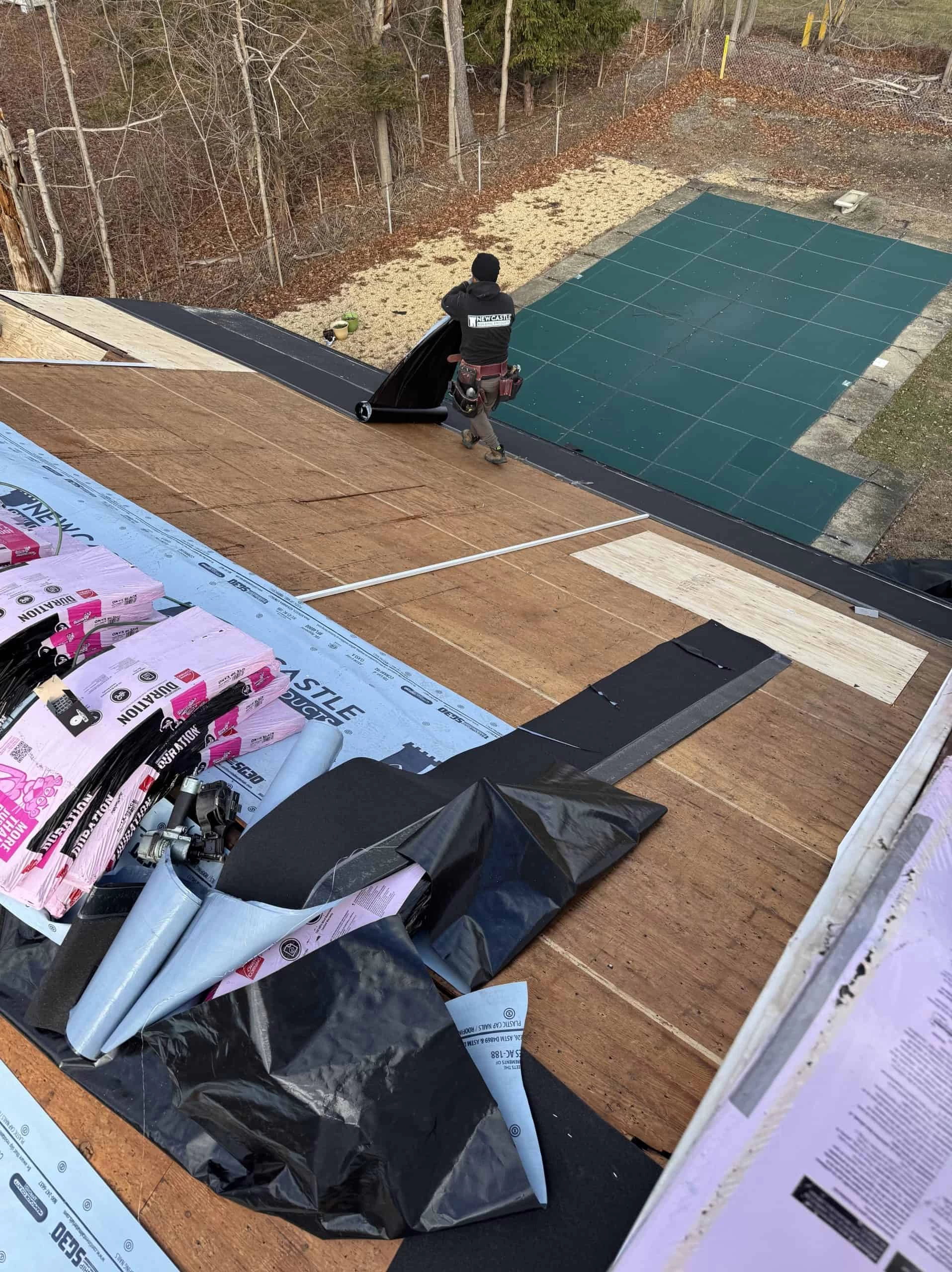 Roof replacement project