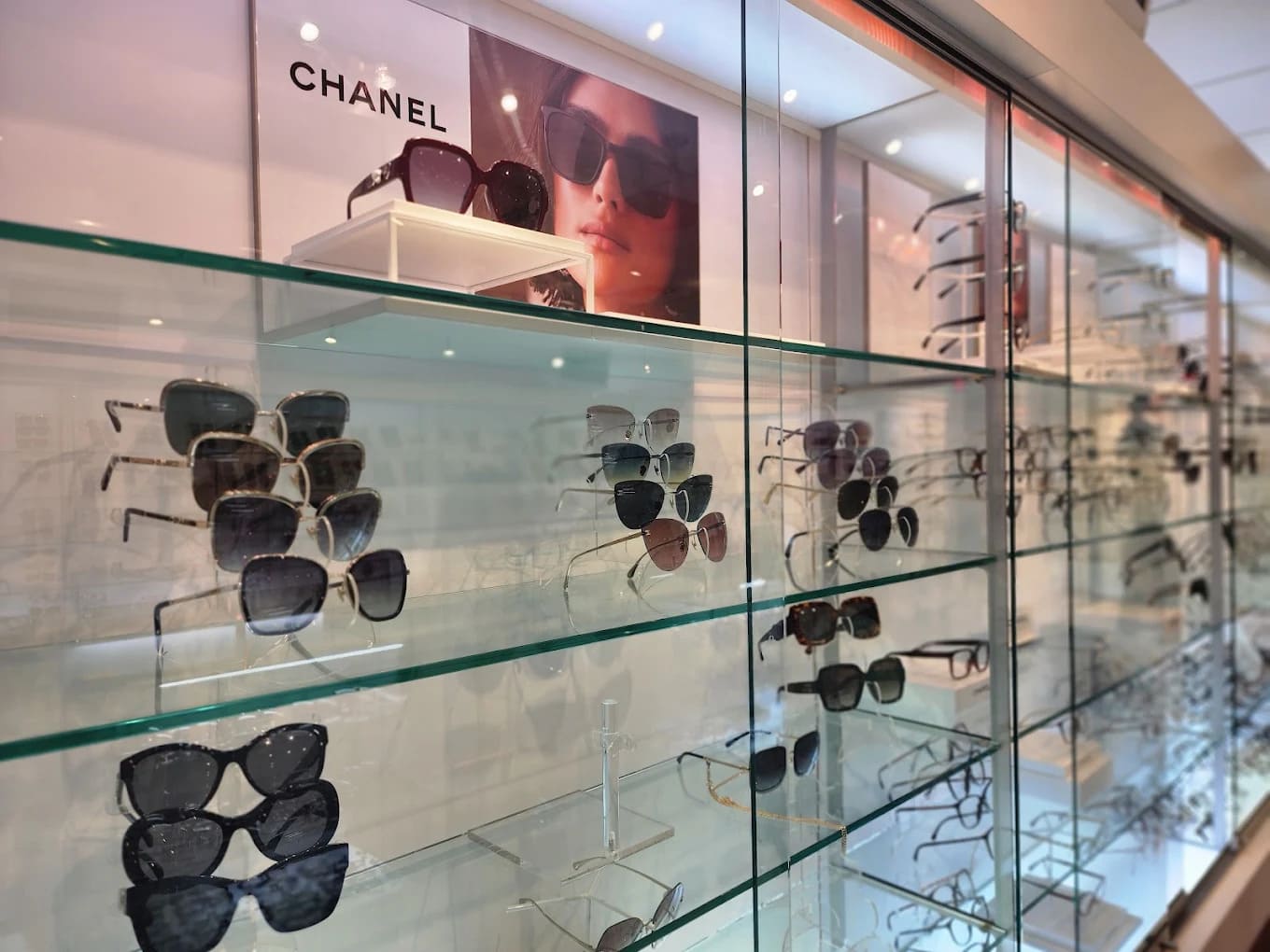 Chanel eyewear at Optical Zone Westminster